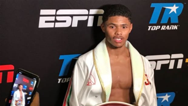 Shakur Stevenson beat Joet Gonzalez for the WBO world featherweight title Saturday night at the RSCVA convention center.